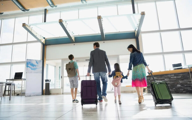 Family At Airport